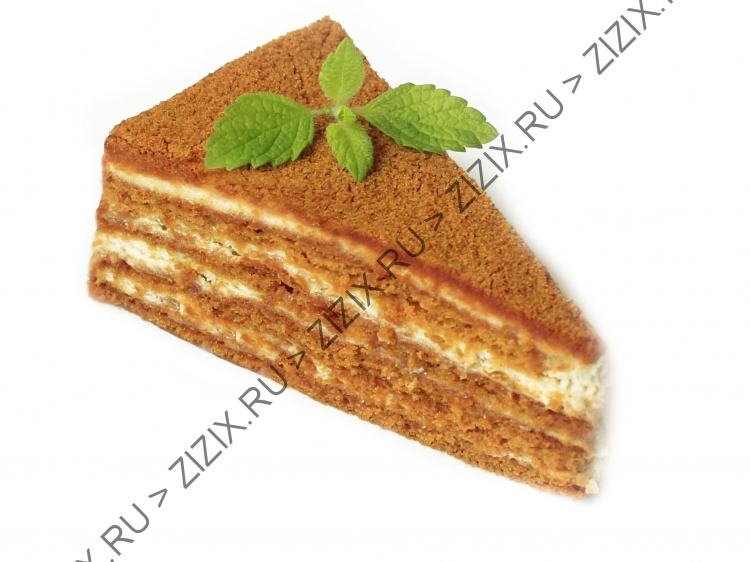 Торт десертный "Медовый с арахисовой халвой"