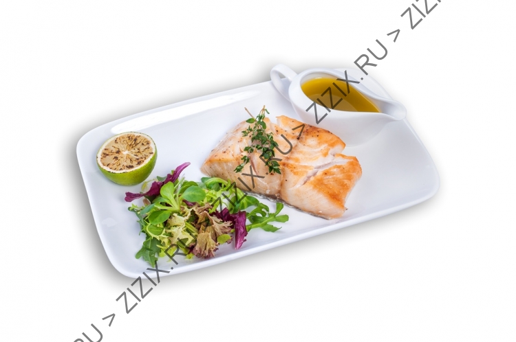 Палтус запеченный с овощами (Порция)
