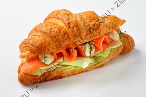 Круассан с семгой (порция)