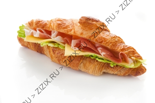 Круассан с пармской ветчиной (порция)